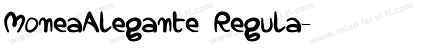 MoneaAlegante Regula字体转换